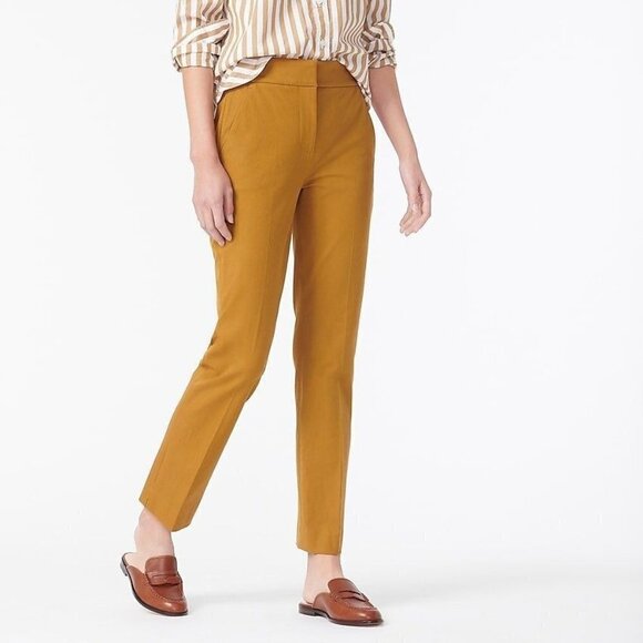 J.Crew Remi Bi-Stretch Cotton Pants 2021 Size 10 - Picture 1 of 9